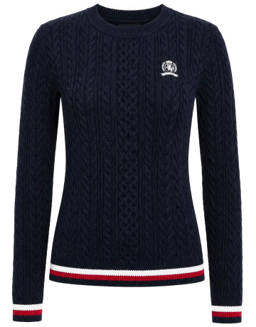 JERSEY MUJER  TOMMY HILFIGER TJW RWB TIPPING SWEATER