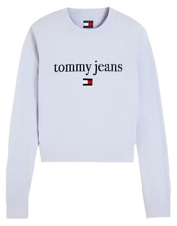 MUJER TJW ESSENTIAL LOGO SWEATER EXT C1N