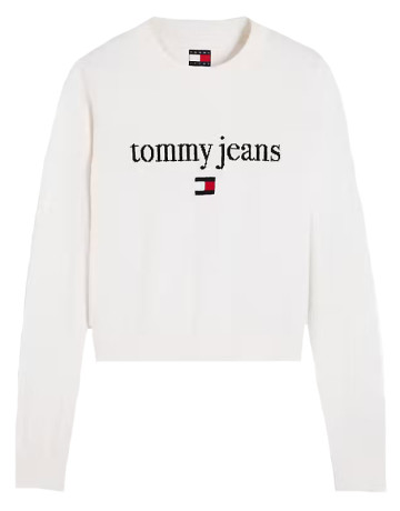 MUJER TJW ESSENTIAL LOGO SWEATER EXT YBH