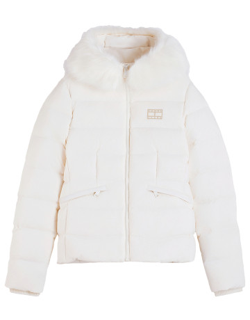 ABRIGO MUJER  TOMMY HILFIGER TJW SLIM HOOD PUFFER DOWN EXT