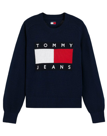 JERSEY MUJER  TOMMY HILFIGER TJW FLAG SWEATER EXT