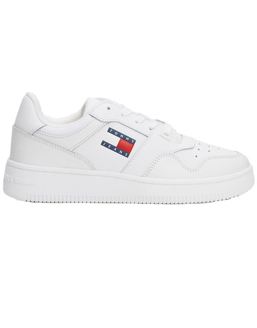Añadir a la cesta ZAPATILLAS DE PIEL DE BALONCESTO RETRO ESSENTIAL MUJER TOMMY JEANS ZAPATILLAS DE PIEL DE BALONCESTO RETRO ESSENTIAL MUJER TOMMY JEANS