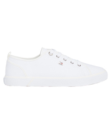 ZAPATILLAS DE LONA CON LOGO ESMALTADO MUJER TOMMY HILFIGER