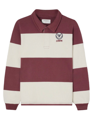 SUDADERA NIÑO  SILBON SUDADERA KIDS CUELLO POLO RAYA