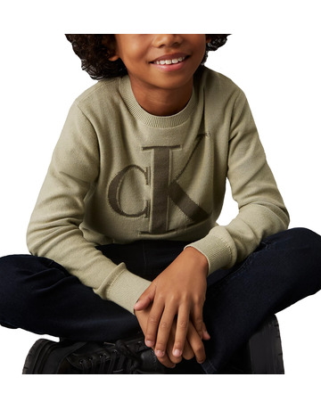 JERSEY NIÑO CALVIN KLEIN CON MONOGRAMA