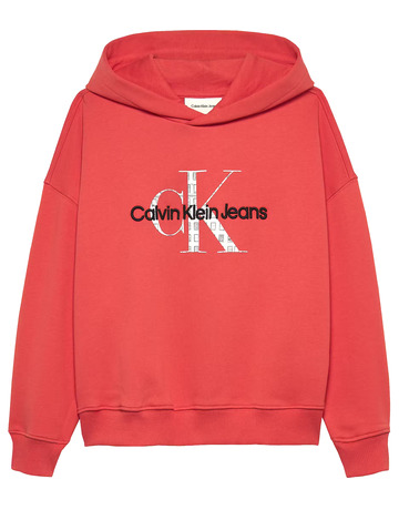SUDADERA INFANTIL CALVIN KLEIN CON CAPUCHA Y LOGO