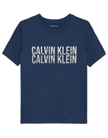 CAMISETA NIÑO CALVIN KLEIN LOGO DOBLE