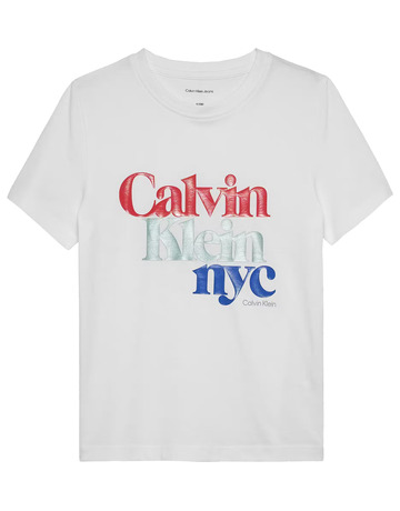 Añadir a la cesta CAMISETA NIÑA CALVIN KLEIN CON LOGO DE PERLAS NYC CAMISETA NIÑA CALVIN KLEIN CON LOGO DE PERLAS NYC