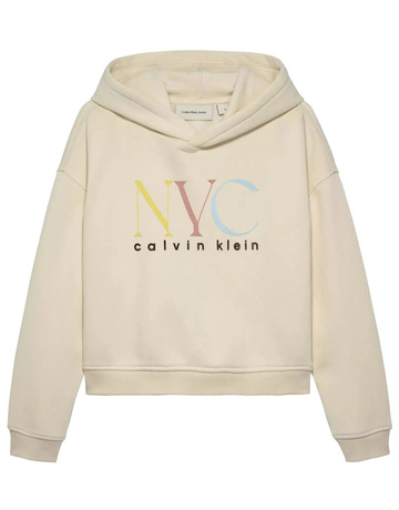 SUDADERA NIÑA  CALVIN KLEIN NYC GRAPHIC FLEECE HOODIE
