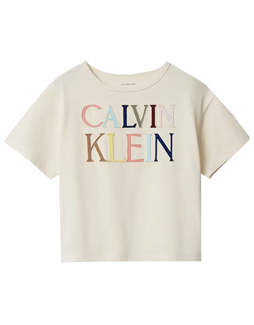 CAMISETA NIÑA  CALVIN KLEIN COLORED LOGO SS T-SHIRT