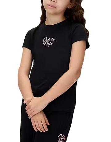 CAMISETA NIÑA  CALVIN KLEIN SCRIPT LOGO GRAPHIC SS T-SHIRT