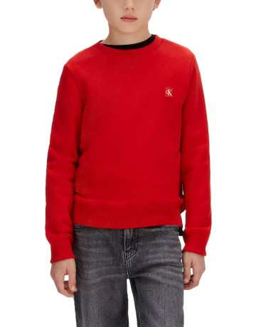 SUDADERA INFANTIL DE FELPA CALVIN KLEIN CON LOGO