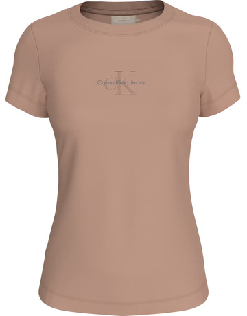 CAMISETA SLIM CON MONOGRAMA MUJER CALVIN KLEIN JEANS