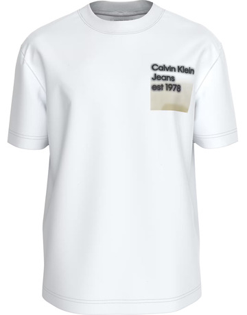 CAMISETA HOMBRE CALVIN KLEIN ESTAMPADO EN PECHO FIT HOLGADO