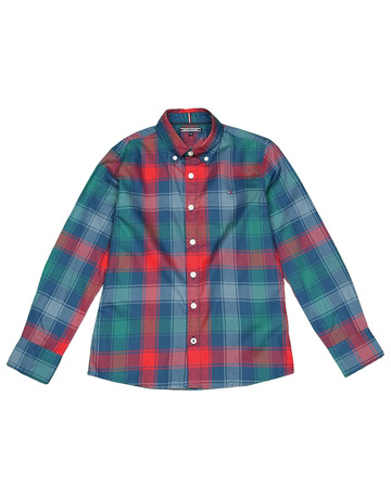 CAMISA NIÑO TOMMY HILFIGER CUADROS MULTICOLOR