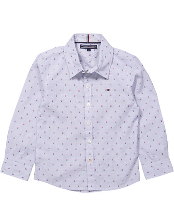 CAMISA A RAYAS NIÑO TOMMY HILFIGER ESTAMPADO ALL OVER PRINT