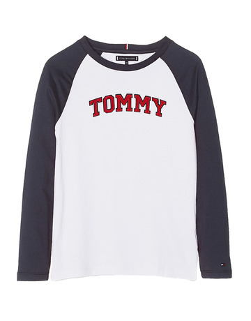 CAMISETA NIÑO TH TOMMY APPLIQUE LOGO L/S TEE
