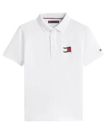 POLO NIÑO TOMMY HILFIGER CON LOGO FIT REGULAR
