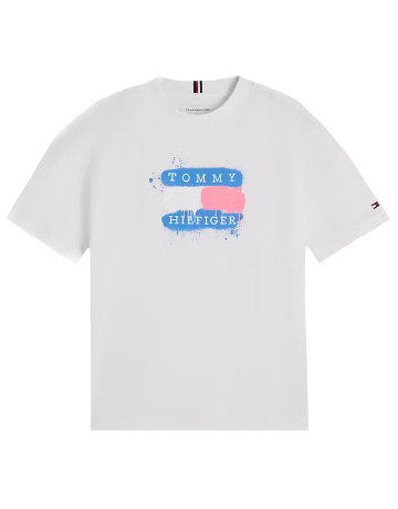 NIÑO TOMMY FLAG GRAFFITI T-SHIRT SS YBR