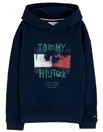 SUDADERA NIÑO  TOMMY HILFIGER FLAG GRAFITTI HOODIE