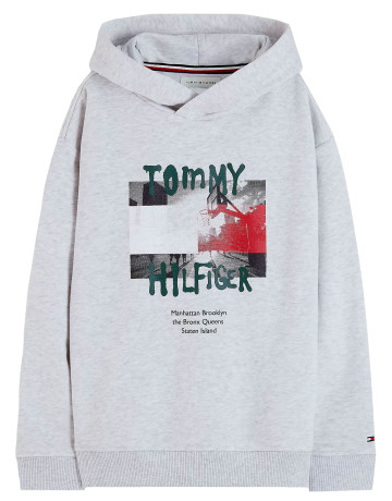 SUDADERA NIÑO  TOMMY HILFIGER FLAG GRAFITTI HOODIE