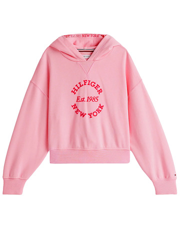 Añadir a la cesta SUDADERA CON CAPUCHA NIÑA TOMMY HILFIGER LOGO NEW YORK FIT HOLGADO SUDADERA CON CAPUCHA NIÑA TOMMY HILFIGER LOGO NEW YORK FIT HOLGADO
