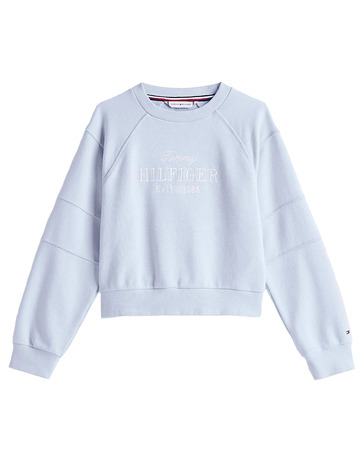 SUDADERA NIÑA TOMMY HILFIGER CON LOGO BORDADO