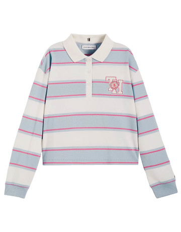 NIÑA STRIPE POLO LS C1O