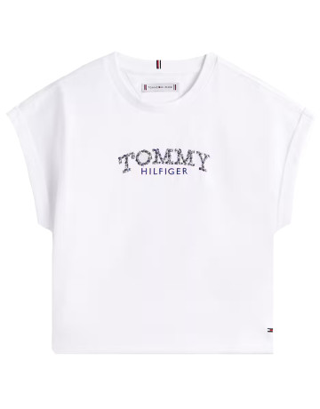 NIÑA TOMMY PUFF FLOWER TEE SS YBR