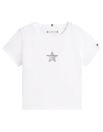NIÑA STAR FLAG TEE SS YBR