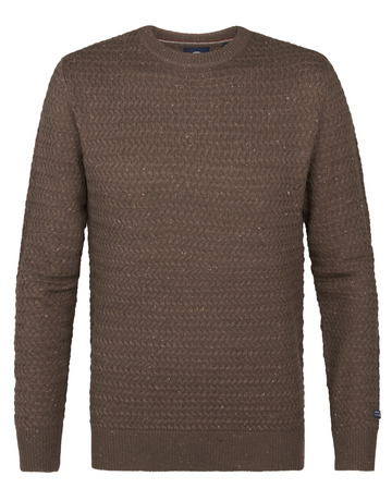 JERSEY HOMBRE  PETROL INDUSTRIES MEN KNITWEAR ROUND NECK BASIC