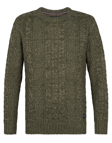 JERSEY HOMBRE  PETROL INDUSTRIES MEN KNITWEAR ROUND NECK BASIC