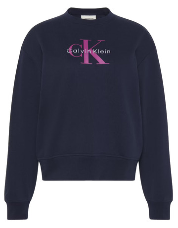 SUDADERA MUJER CALVIN KLEIN CON LOGO MONOGRAMA FIT HOLGADO