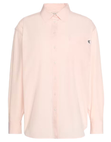 CAMISA MUJER  CALVIN KLEIN W COTTON POPLIN RELAXED SHIRT