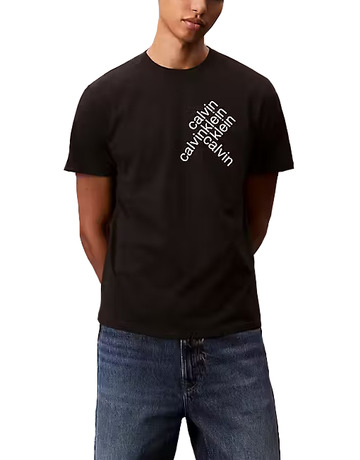 CAMISETA HOMBRE  CALVIN KLEIN M SS 30S EU CK BH WORD STACK G
