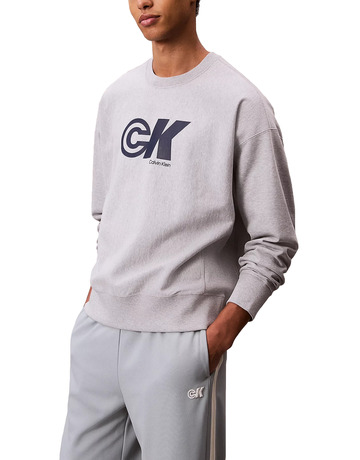 SUDADERA HOMBRE  CALVIN KLEIN M PREMIUM TERRY CK SPORT GRAPH