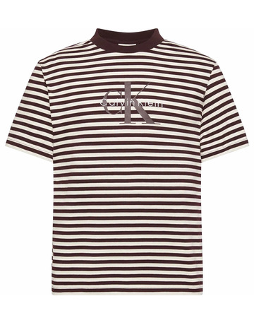 CAMISETA HOMBRE  CALVIN KLEIN M SS 20S STRIPE JERSEY MONOLOG