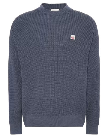JERSEY HOMBRE  CALVIN KLEIN M LS EZ COTTON WAFFLE CRWNK SW