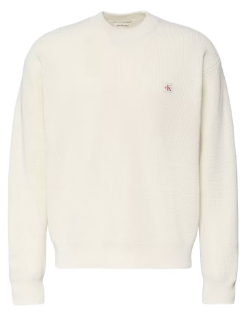 JERSEY HOMBRE  CALVIN KLEIN M LS EZ COTTON WAFFLE CRWNK SW