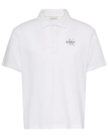 HOMBRE M SS EASY MONOLOGO CASUAL PIQU YAF
