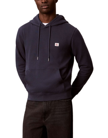 SUDADERA HOMBRE  CALVIN KLEIN M CL LS 350TERRY WVN LBL HOODI