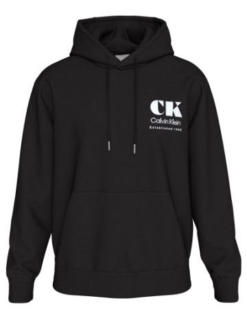 SUDADERA HOMBRE  CALVIN KLEIN M LS CL 350TERRY EU BOLD CK HO