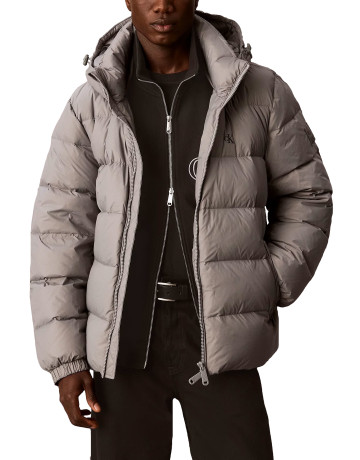 CAZADORA HOMBRE  CALVIN KLEIN M LS NYLN ZP OFF HOD DOWN PUFR