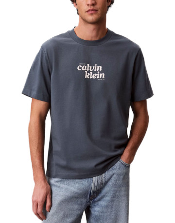 CAMISETA HOMBRE  CALVIN KLEIN M SS 20S CALVINKLEIN TRVL FONT