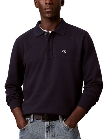 SUDADERA HOMBRE  CALVIN KLEIN M CL LS 350TERRY MONGRM PLO SW