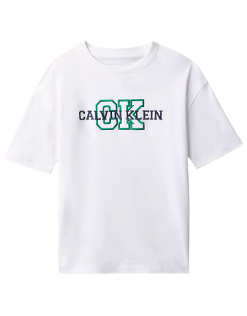 CAMISETA NIÑO  CALVIN KLEIN B VARSITY LOGO SS T-SHIRT
