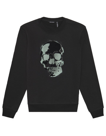 SUDADERA HOMBRE ANTONY MORATO ESTAMPADO CALAVERA FIT HOLGADO