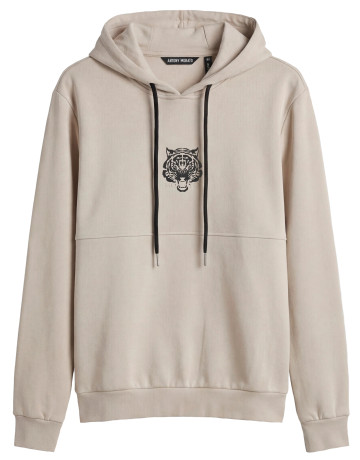 SUDADERA HOMBRE  ANTONY MORATO HOODIE RELAXED FIT IN INTERLOC