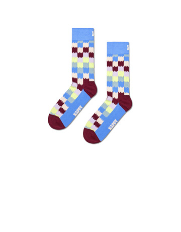  HAPPY DIZZY CHECK SOCK