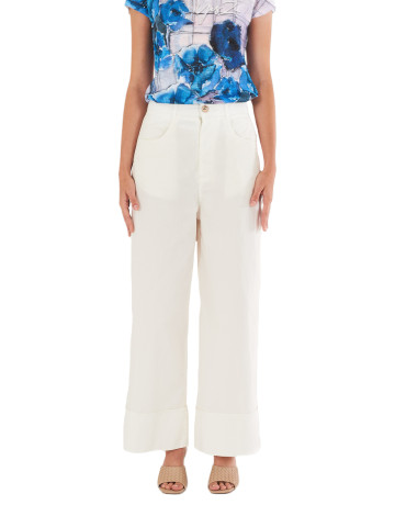 PANTALÓN MUJER  YES ZEE PANTALONE DONNA WORK, ZAMPA, P